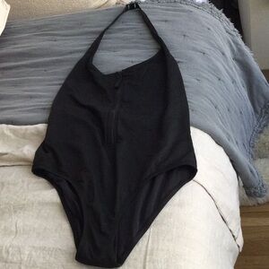 Crew black bathing suit size 12
